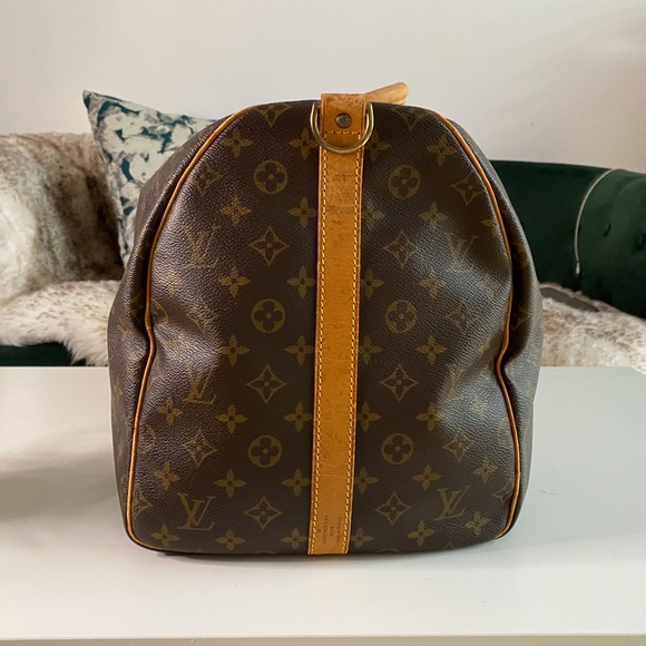 Pre-loved Louis Vuitton Monogram Keepall 55 Bandoulière - Picture 3 of 15